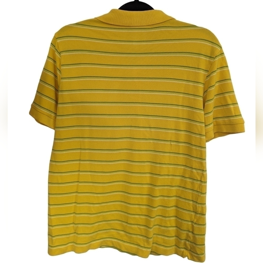 Lacoste Pique Knit Strip Polo Sz EU 4/ US S - Picture 2 of 12